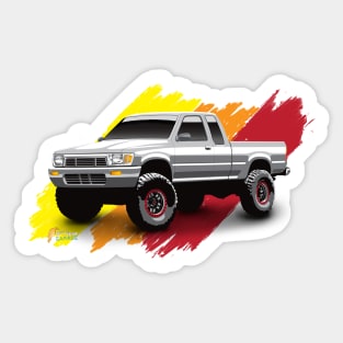 Toyota 1989 4x4 Xtra Cab Pickup Truck Sticker